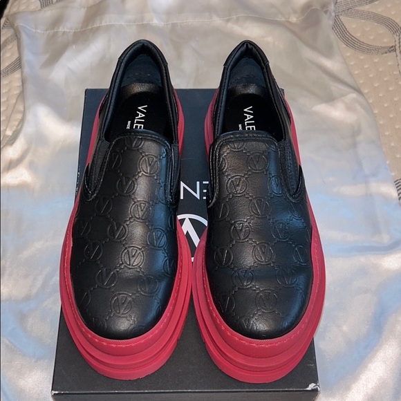 Valentino- Agnes Leather Slip-on Sneaker - Picture 1 of 6
